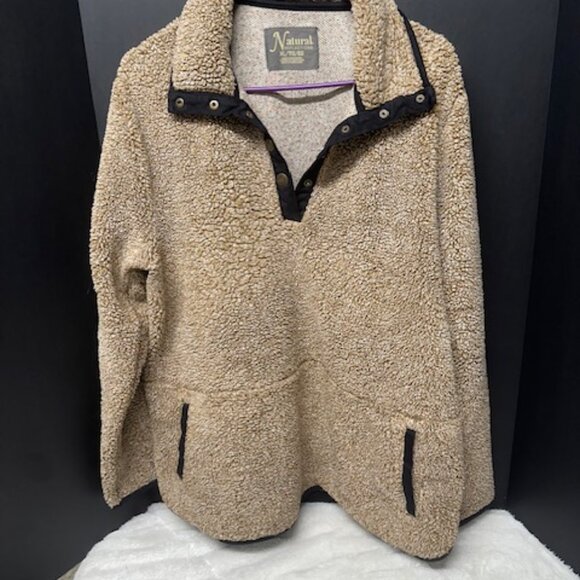 Natural Reflections Sherpa Pull Over Sweater Woman's XL - Picture 5 of 5